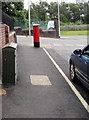 Telecoms cabinet and pillarbox, Gaer Street, Newport