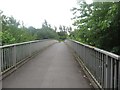 Footbridge crossing the A1