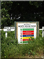 TM0280 : White House Farm signs by Geographer