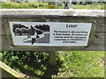 TM0179 : Sign on the Gate at Parkers Piece by Geographer