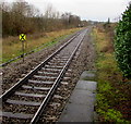 Railway from Colwall towards Ledbury