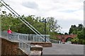 West end of the suspension bridge, Dumfries