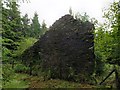 West wall at remains of Castle Drake