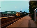 Evening departure from Brighouse station