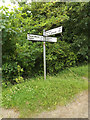 TM0076 : Roadsign on High Street by Geographer