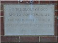 Fascinating plaque on The Empower Centre, Botley Drive