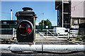 Level crossing lantern, Quay Fold, Warrington