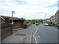 Bus stop and shelter on Whalley Road (A666), Langho