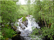 NN1068 : Waterfall on the Allt Coire a' Mhuilinn by John Allan