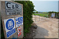 East Devon : Farm Track & Gate