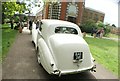 View of a 1951 Bentley Mark 6 parked up for a wedding at Orleans House #3