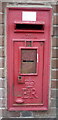 Close up, Elizabeth II postbox on Whalley Road, Billington