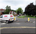 B&H Cleaning Services van on a Newport corner