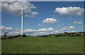 NS4354 : Wind turbine near Linnhead by Richard Sutcliffe