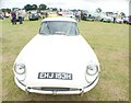 TQ5583 : View of an E-type Jaguar in Havering Mind's Wings and Wheels event at Damyns Hall Aerodrome by Robert Lamb