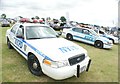 TQ5583 : View of a 2002 Ford Crown Victoria P71 police car in Havering Mind's Wings and Wheels event at Damyns Hall Aerodrome by Robert Lamb