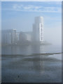 Mist on Cardiff Bay