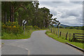 The Clachaig road leaves Nethy Bridge