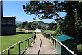 Pathway through the grounds at Blind Veterans UK, Llandudno