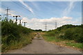 Byway extension of Eastfield Road, towards East Halton