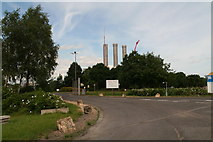 TA1518 : Entrance to Killingholme Power Station off Chase Hill Road by Chris