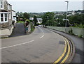 Steep descent towards the centre of Saundersfoot