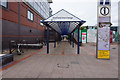 Covered walkway to Sheffield Interchange