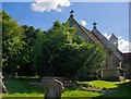 Little Kimble church and churchyard