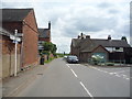 Road junction on Main Street, Newton Burgoland