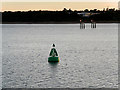 SU4605 : Marker Buoy "Greenland" in Southampton Water by David Dixon