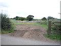 Field entrance off National Cycle Route 63