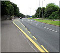 A48 bus stop and shelter near Pencarn Way, Newport