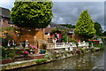 Canalside gardens in Nuneaton