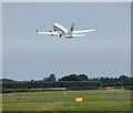 Take-off at Norwich International Airport