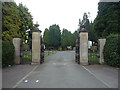 Cemetery gates on Meadow Lane