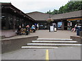 Entrance to the main building,  Pont Abraham Services