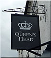 SK4420 : Sign for the Queens Head, Belton by JThomas