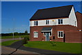 Newly built house on the edge of Grendon