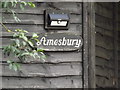 Amesbury sign