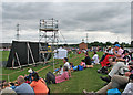 Watching cricket at Welbeck