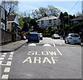 Speed hump across Wenallt Road, Tonna