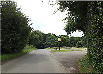 TL1716 : B651 Ballslough Hill, Gustard Wood by Geographer