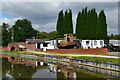 Canalside scene at Alvecote marina