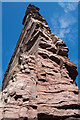 HY1700 : View up from the base of The Old Man of Hoy by Doug Lee