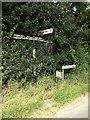 TM0479 : Roadsign & Redgrave Road sign by Geographer