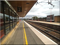 SP1883 : N E C Station  Platform 2 by Gordon Griffiths