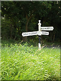 TM0379 : Roadsign on the B1113 Redgrave Road by Geographer