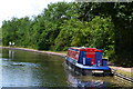 Narrowboat moored on the Grand Union Canal alongside Old Warwick Road