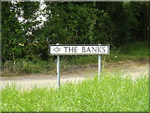 TM0379 : The Banks sign by Geographer