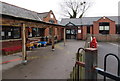 SO8005 : Entrance to Stonehouse Park Children's Centre, Stonehouse by Jaggery